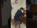 Rare Footage of @BrianSunCubes Playing Piano at a Cubing Competition #cubingcommunity #piano #shorts