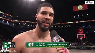 Jayson Tatum Highlights vs Brooklyn Nets (41 pts, 14 reb, 5 ast) | 202324 NBA Season