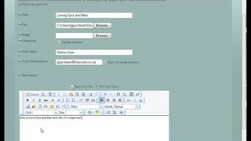 How To Upload A Sermon to Your Church Website CMS