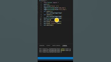 Python Programming Hoer effect of Image in tkinter || get Code.