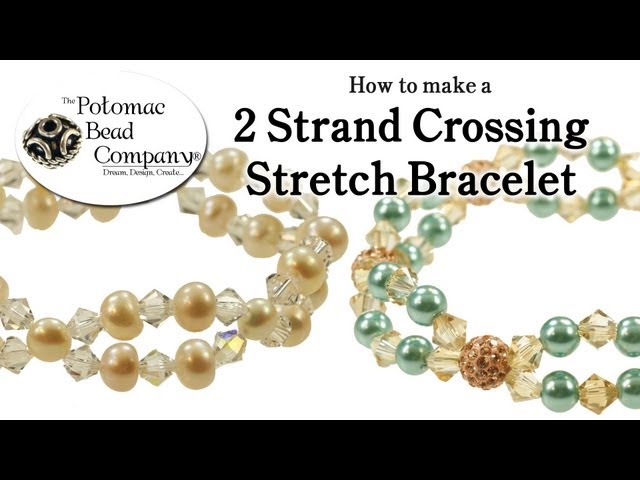 How to Make a Double Strand Stretch Bracelet 