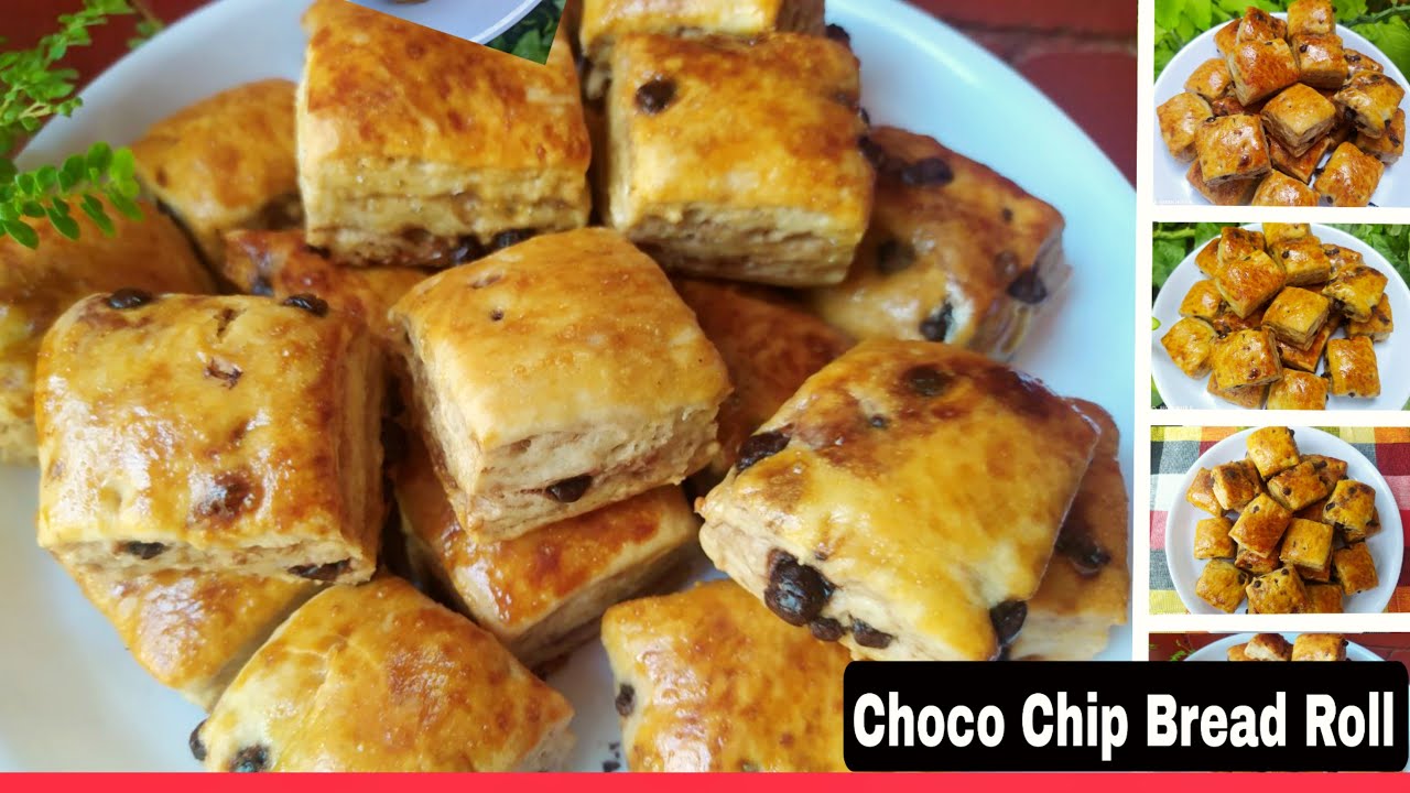 Choco Chip Bread Roll Recipe in English & Sinhala තේ වෙලාවට කන්න
