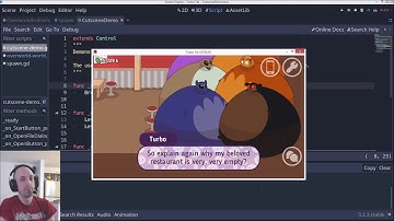 Turbo Fat Development Diary 2021-01-31: Adding cutscenes