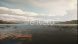 Beautiful Calm Lake with Sunset | Motion Graphics - Envato elements