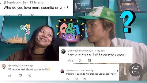 Finally Norbu’s Q&A video for y’all 😴😅