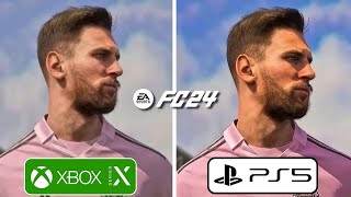 EA Sports FC 24 PS5 vs Xbox Series X Graphics Comparison