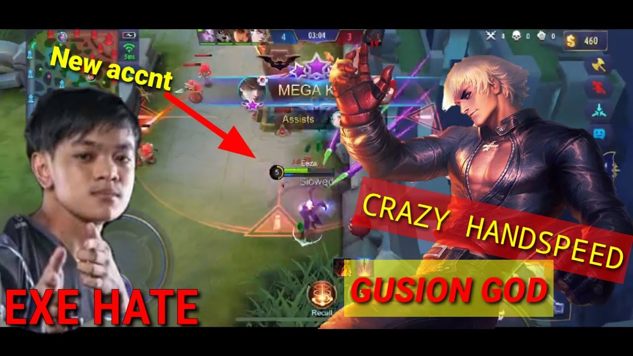 STILL THE GUSION GOD IN PH | New main accnt | EXE HATE Gusion Gameplay