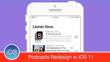 Hands On: New Podcasts App Redesign in iOS 11
