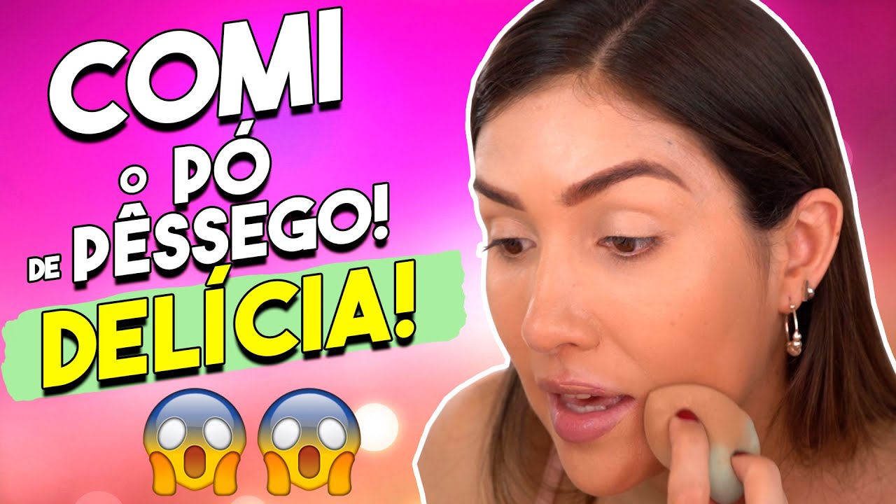 TESTANDO MAKES LOUCURA! BASE, PÓ de PÊSSEGO e a SOMBRA mais BRILHOSA do MUNDO