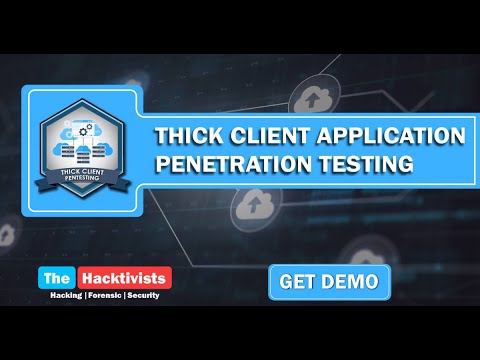 Thick Client Application Security Expert (TCSE) Training - YouTube