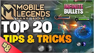 Top 20 Tips & Tricks in Mobile legends #8 | Ultimate Guide to Become Pro