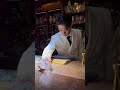 氷を刀みたいに切るバーテンダー #japanesefood