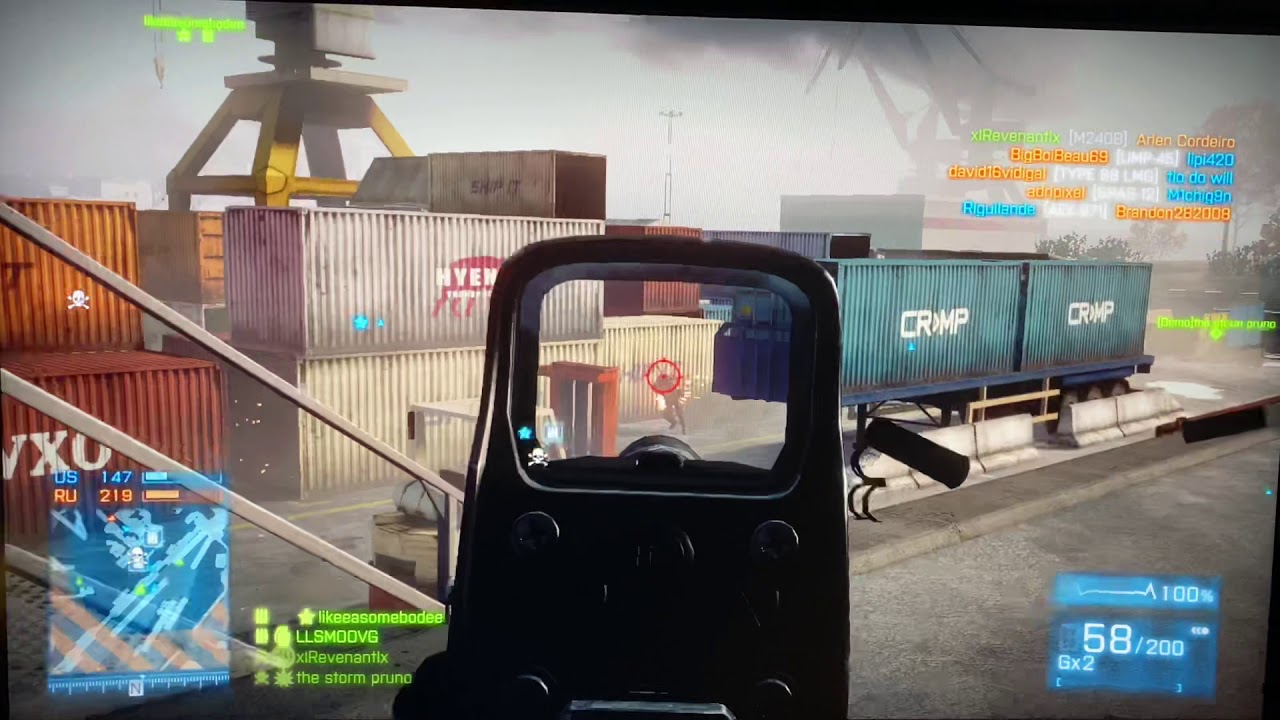 Battlefield 3 on the Xbox Series X