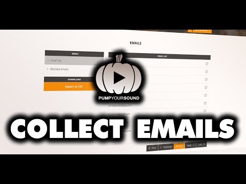 Pump Your Sound Tutorial 10: Building Email List With SoundCloud Tracks | pumpyoursound