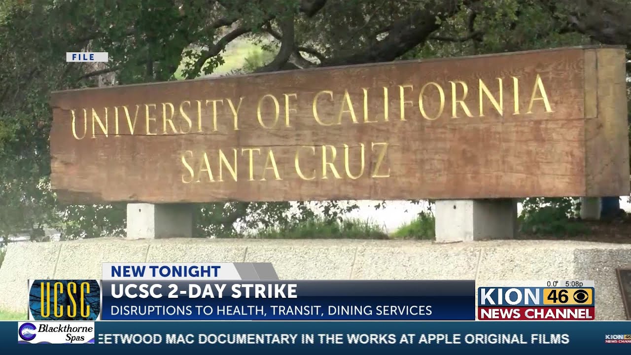 Two-day strike at UC Santa Cruz to disrupt some campus services Wednesday and Thursday