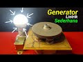 Membuat generator listrik fluks aksial sederhana