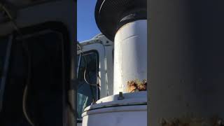 Mack R model yard bird cold start.