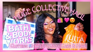 HUGE COLLECTIVE HAUL | FASHION NOVA , BATH AND BODY WORKS SAS, ULTA , TEMU , AND FRIEND MAIL!