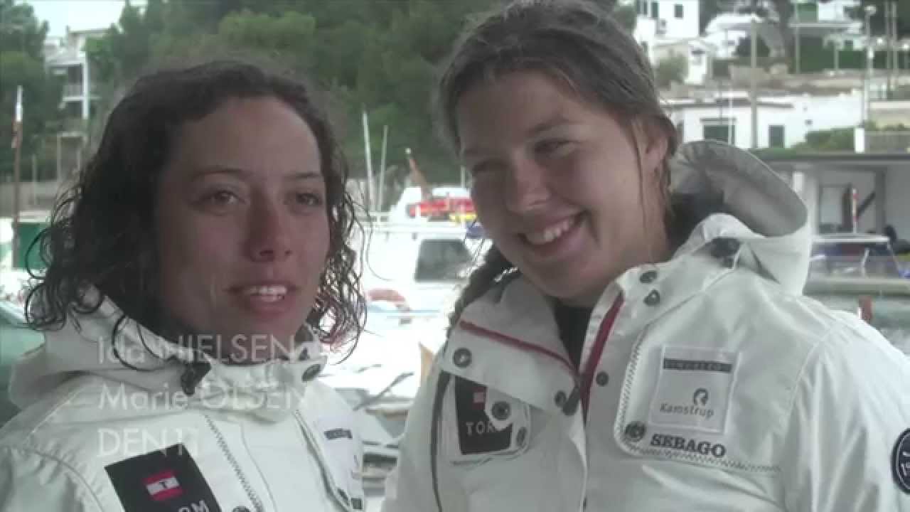 Interviews withe 49erFX Girls - Day 4 - 2014 Palma World Cup