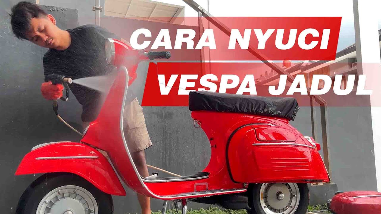 Seribet ini ngerawat VESPA klasik ⁉️