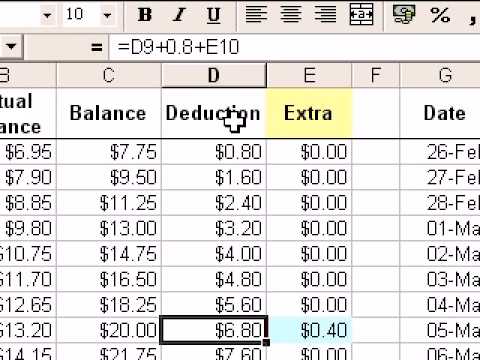 7 Day Solution - Excel
