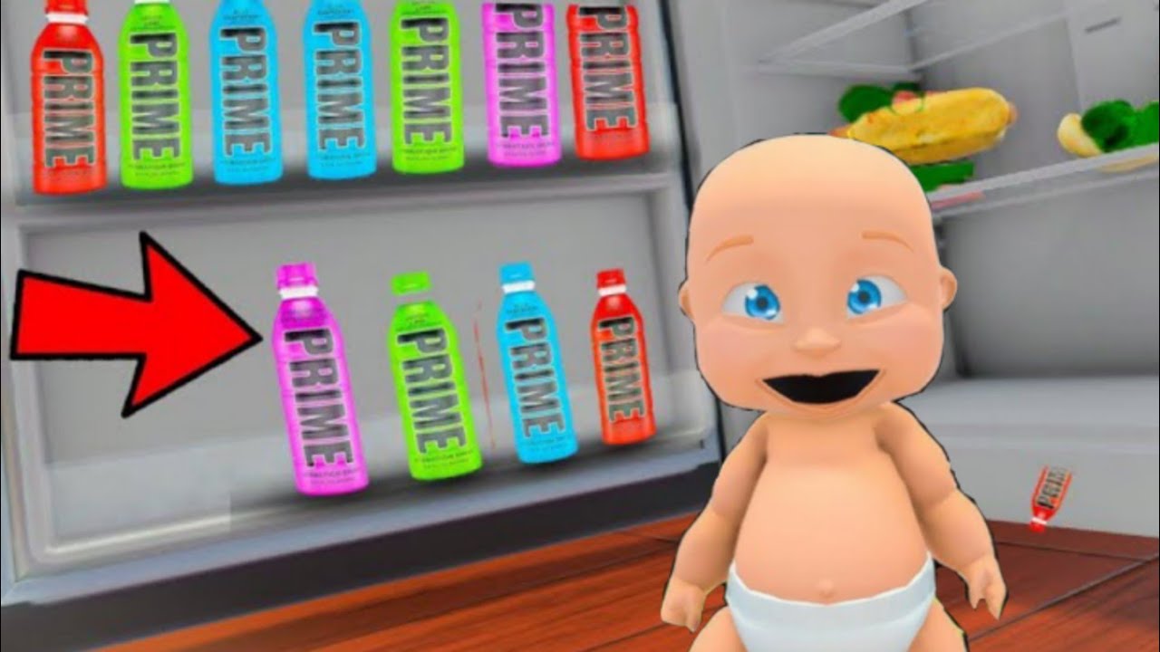 My Baby FOUND A SECRET ROOM! PRIME BOTTLE MILK 🍼 Funniest Game We've EVER Played (Who's Your Daddy)