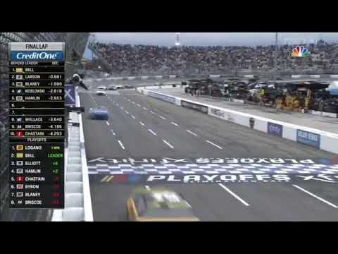 NASCAR wall ride meme - YouTube