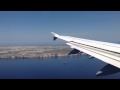 LH1276 - Overview, RARE approach and landing in Malta with Airbus A321 (D-AIDE)