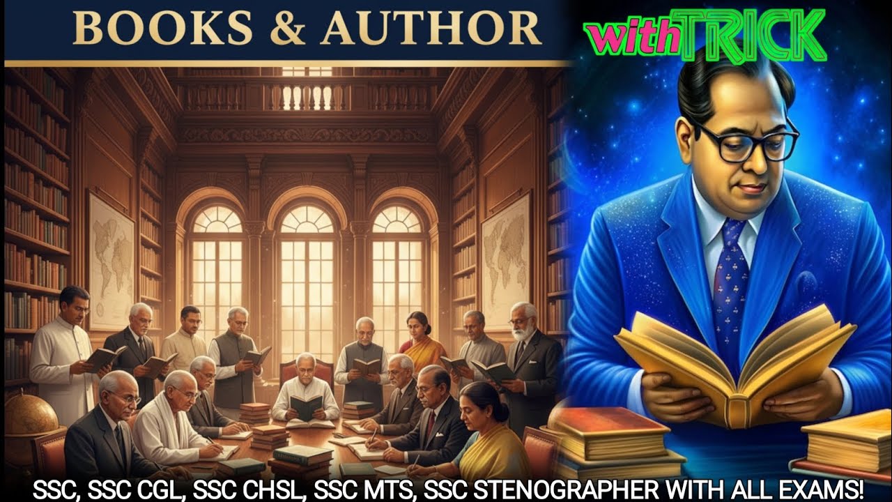 Books & Author Indian Political Leaders! SSC CGL | SSC CHSL | SSC MTS | Bank | RAILWAY 