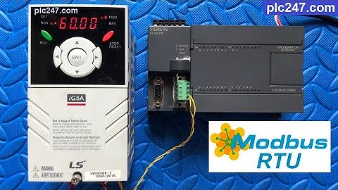 Siemens S7-200 "Modbus RTU" LS iG5A Inverter