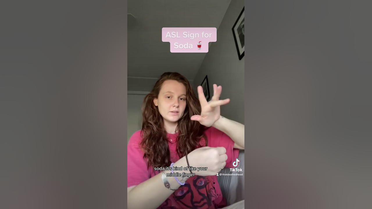Learn How To Sign Soda in ASL for Beginners American Sign Language 