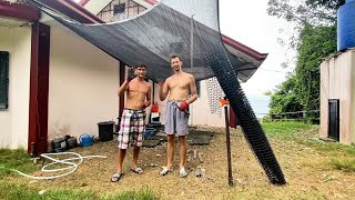 WE ARE BUILDING A FENCE ON DENIS'S LAND!