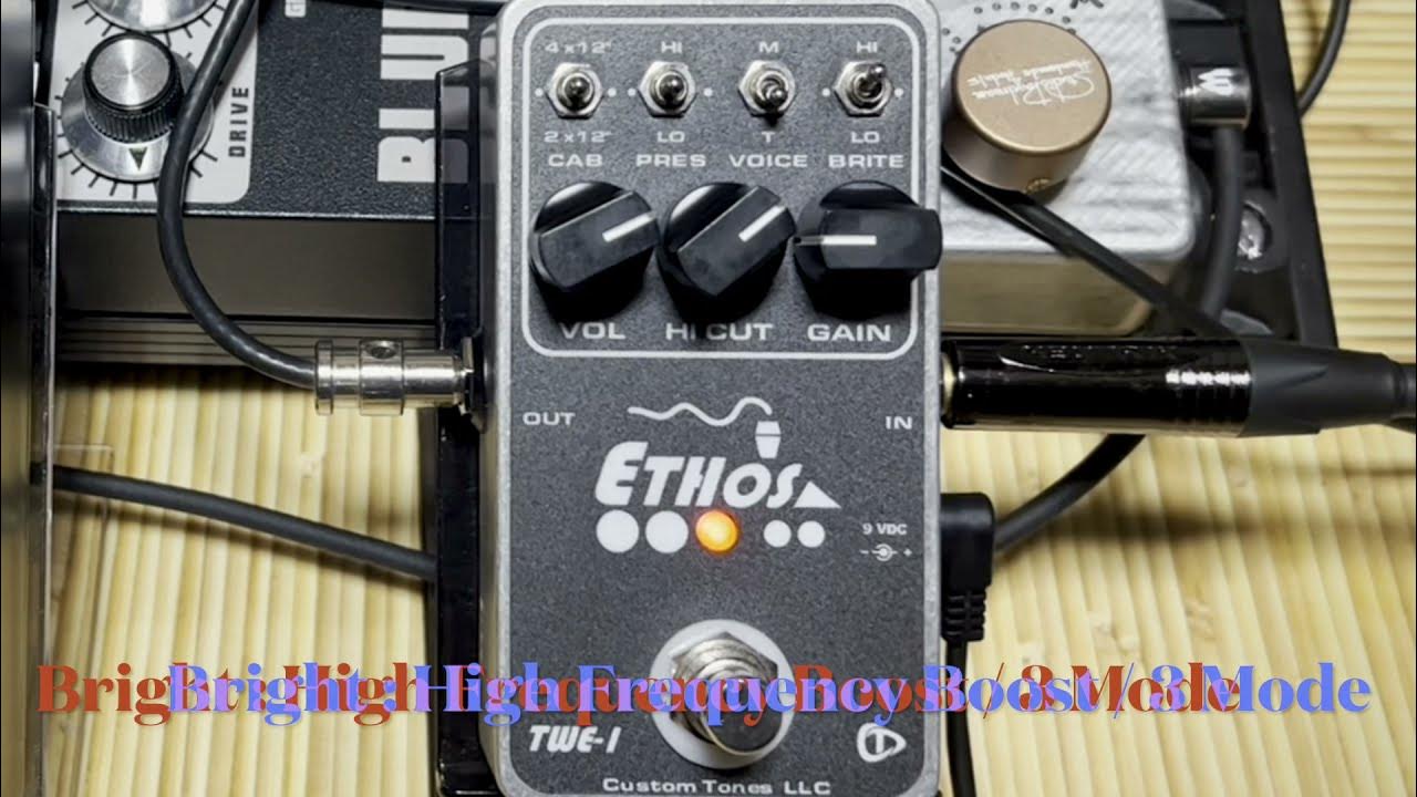 Custom Tones Ethos TWE-1 - D系ペダルと弾き比べ/Sound Check & Review Part1 【魔法の箱