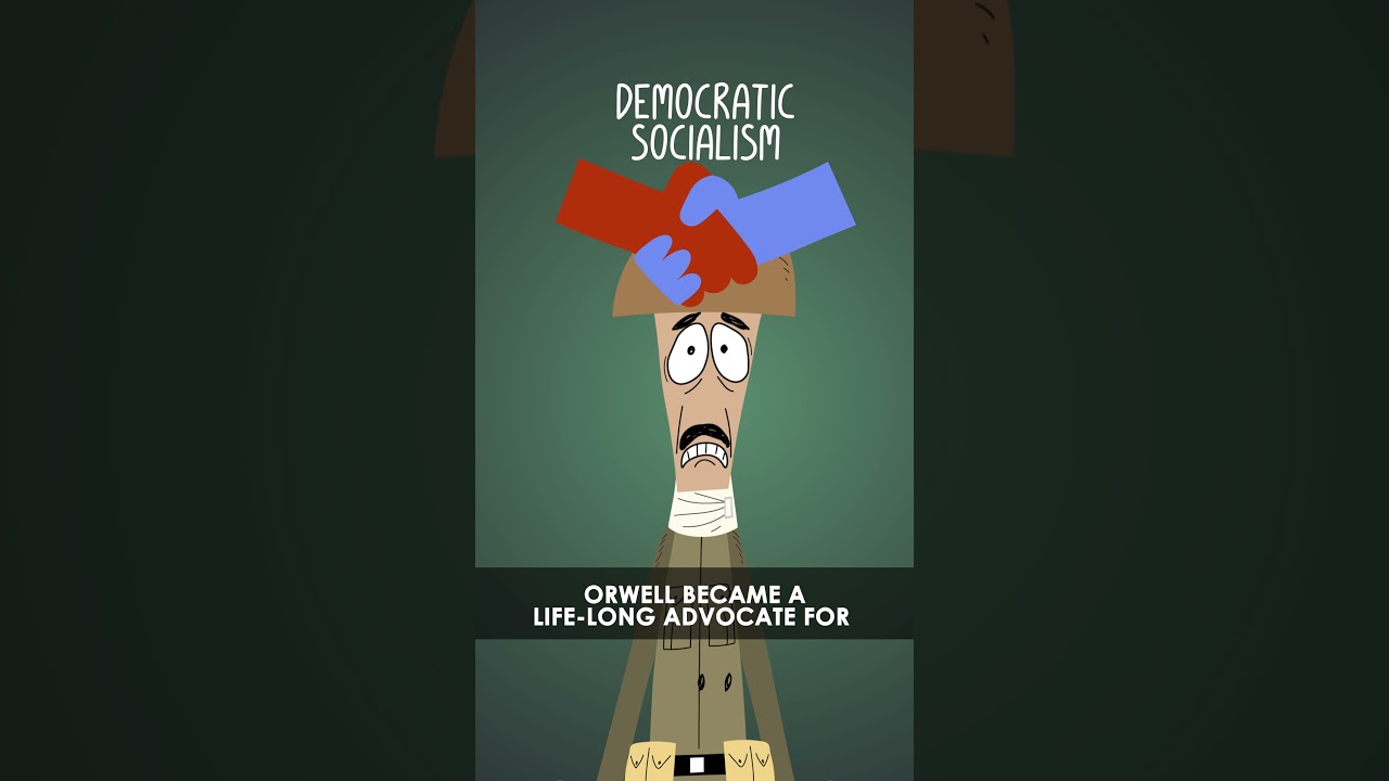 1984 - George Orwell and Democratic Socialism #shorts