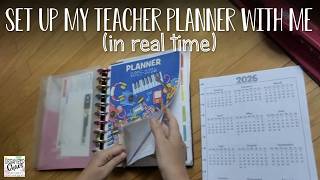 Set up my music teacher planner with me for the new school year (it's so easy with the right system)