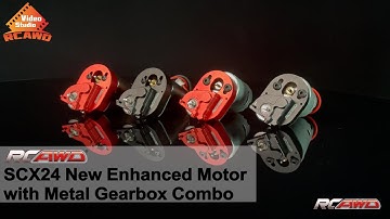 RCAWD SCX24 big power motor with metal gearbox upgrade SCX2550 SCX2551