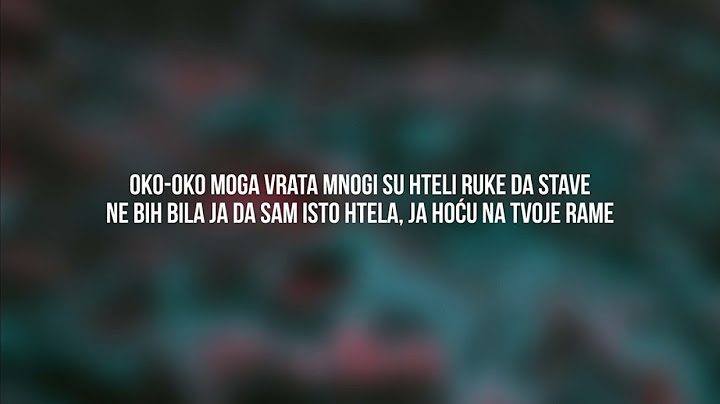 Sanja Vučić x Amar Gile - OKO OKO | Tekst 4K