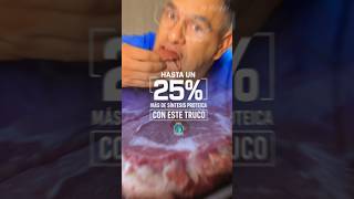 HASTA UN 25% MÁS DE SÍNTESIS PROTEICA MUSCULAR EN 24 HORAS CON ESTE SENCILLO TRUCO 💪🏽
