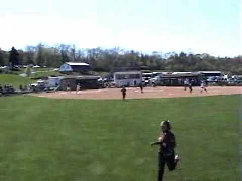 messiah softball vs. alvernia lindsay hall double.wmv