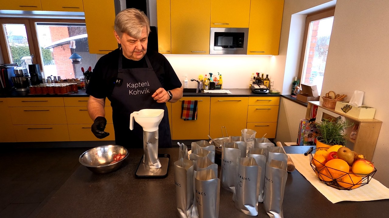 Valmistame konserve retortkottides