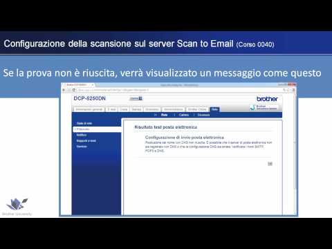 Uso e configurazione del server Scan to Email