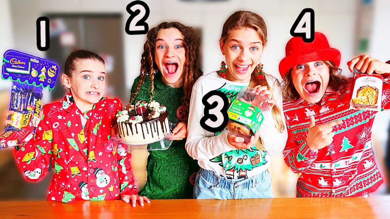 LAST TO EAT AND LEAVE XMAS FOOD *winner gets Extra PRESENT at XMAS