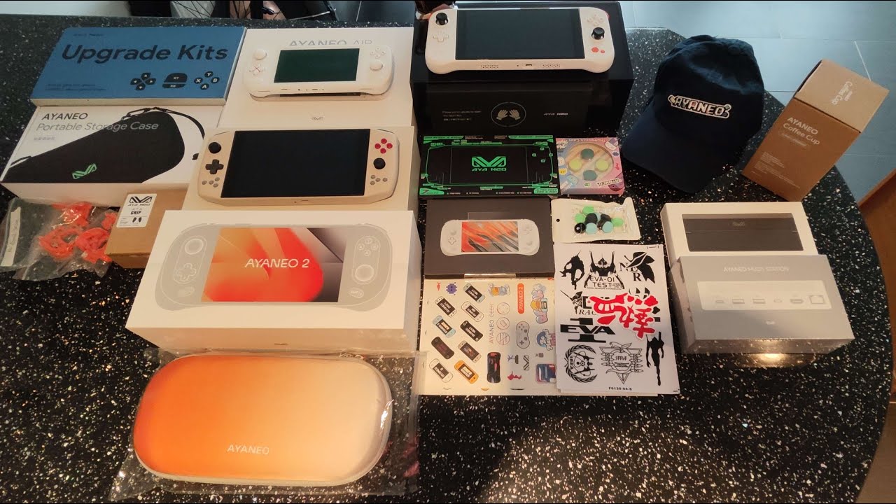 Aya Neo 2 unboxing (2TB 32 Ram) (all Aya Neo handhelds comparison 