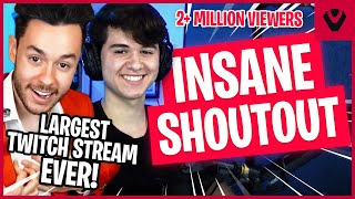 DUOS WITH BUGHA AND THEGREFG 🤔 (LARGEST TWITCH STREAM SHOUTOUT)