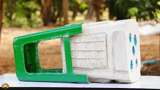 DIY | CEMENT CRAFT IDEAS | Casting Cement Plastic Chair | Garden Decoration