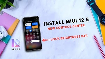 How To Install MIUI 12.5 Control center Any Xiaomi Phone | MIUI 12.5 new control center