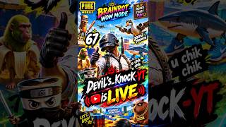PUBG x BRAINROT | 🔥LIVE PUSH CONQUEROR 4.6 | 🔥 GAMEPLAY 🔥| 🔥LIVE🔥 |🔥PUBG MOBILE🔥