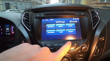How to Find and Manage Traffic Settings in Hyundai i40 ( 2011 – 2019 ) - Use Traffic Settings