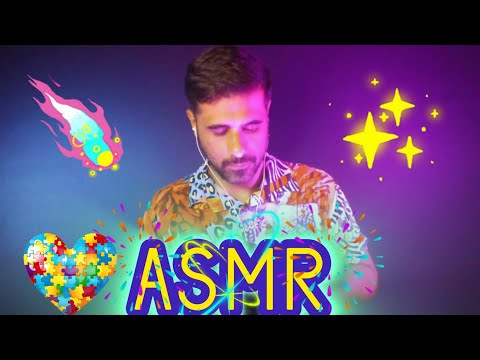 ASMR - TEA - Espectro Autismo - De Moderado a Severo | Repetições e Cores🌈 #tea #autismo #asmr