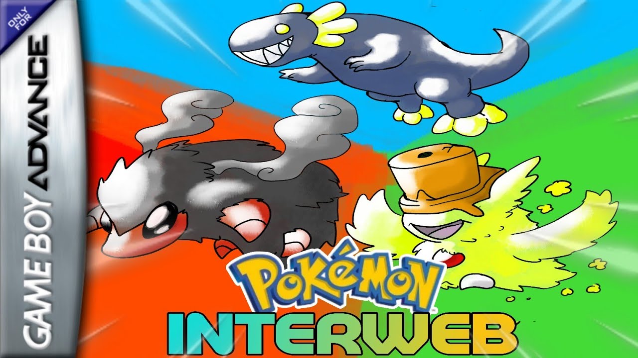 Pokémon Interweb Hack Rom GBA Con 70 Nuevos Fakemon, Nuevo Tipo, EXP Al Capturar, Nuevas Áreas y Mas